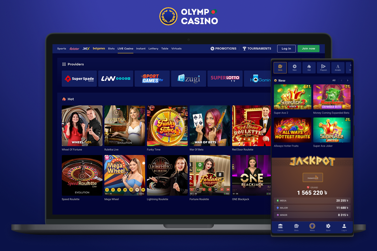 Licensed Olymp online casino in Bangladesh, supports BDT, offers various bonuses and a user-friendly interface