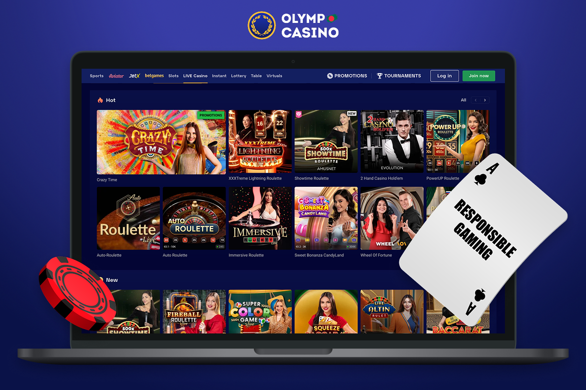 Olymp Casino promotes responsible gaming and provides all the necessary tools for this purpose